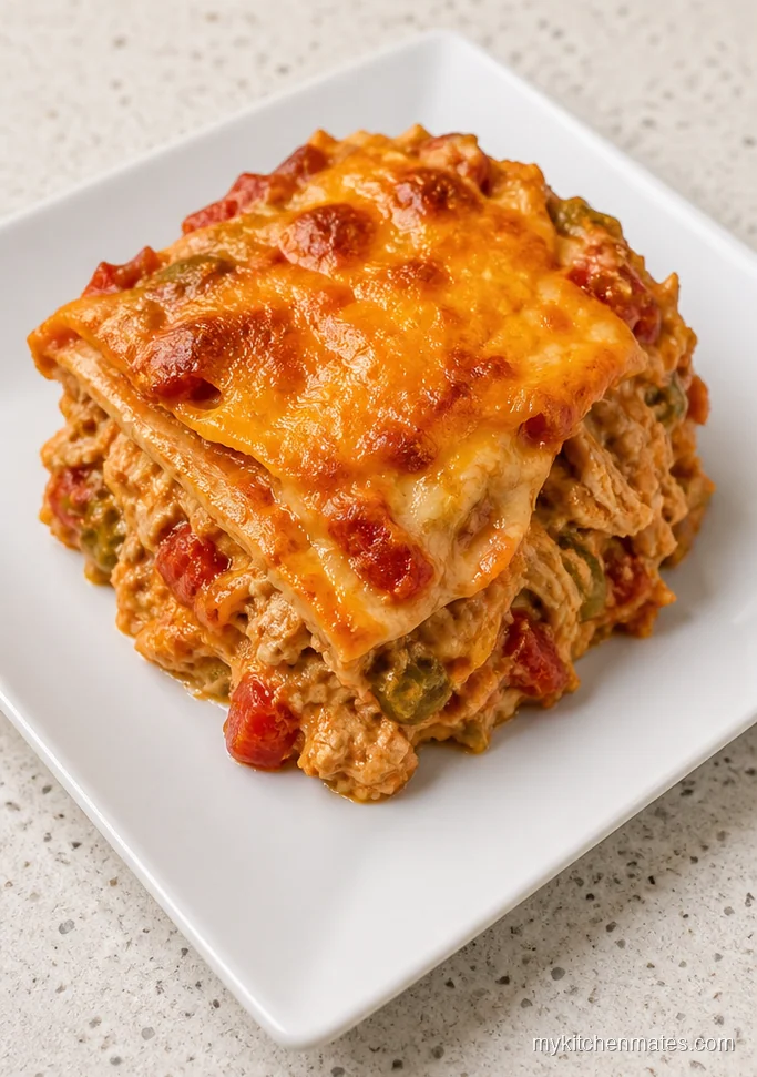 King Ranch Rotisserie Chicken Casserole