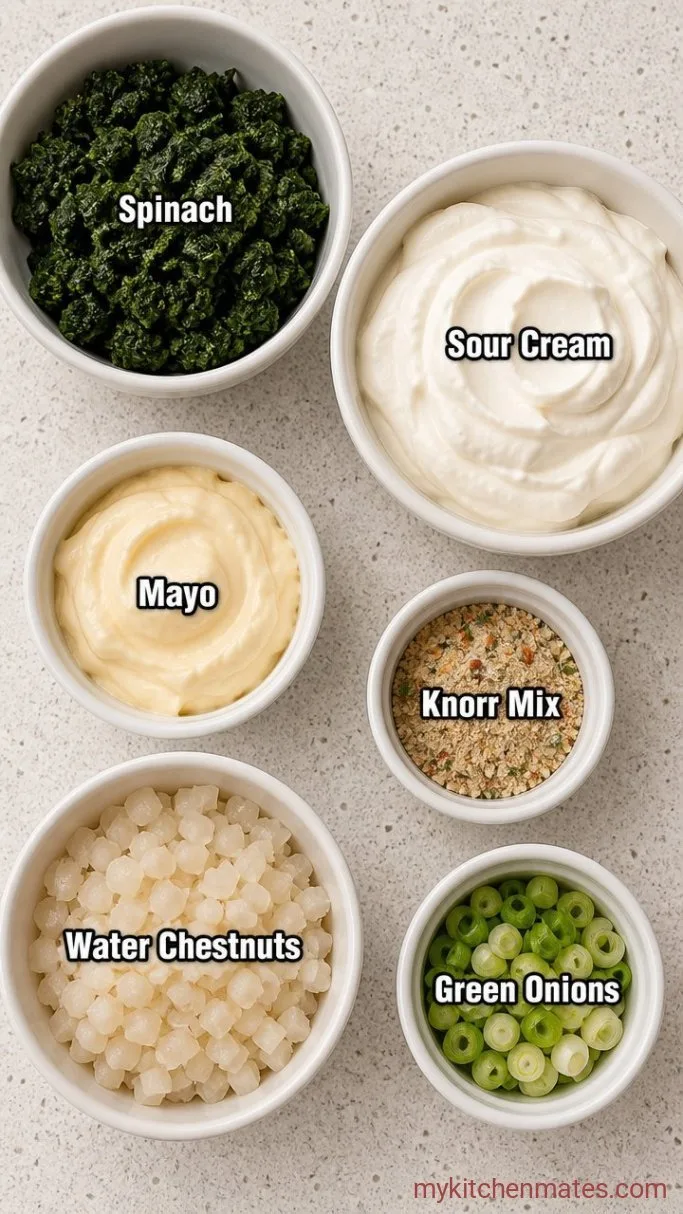 Classic Knorr Spinach Dip (The 10-Minute Party Dip) Ingredients