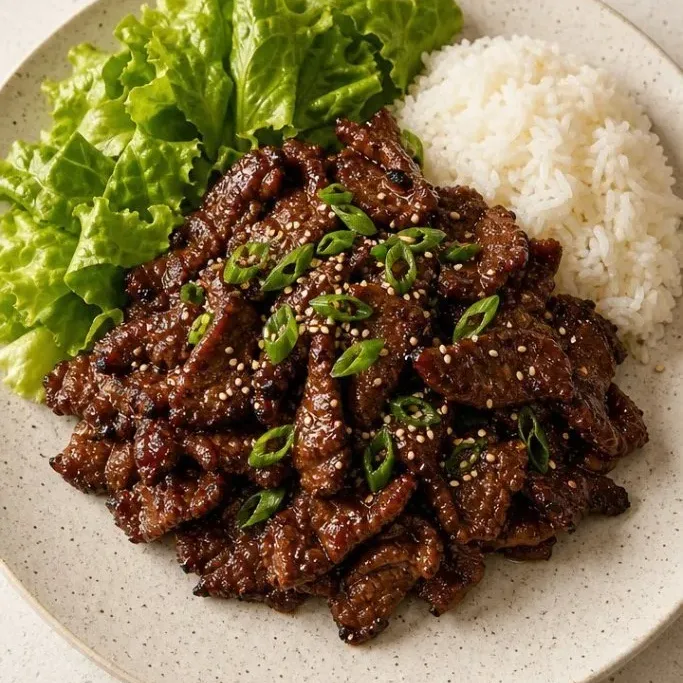 Sticky Korean BBQ Beef (Bulgogi) Korean BBQ Beef