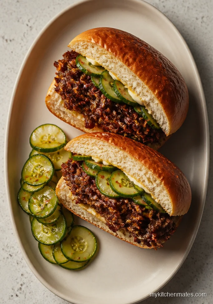 11 Crock Pot Sandwich Recipes for No-Fuss Weeknight Dinners Korean Beef Sandwiches with Quick Pickles