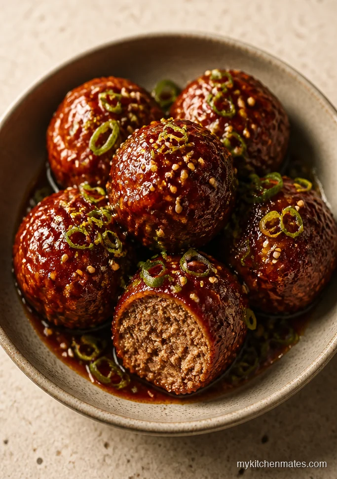 13 Crockpot Meatball Appetizer Recipes for Game Day and Potlucks Korean Gochujang Meatballs