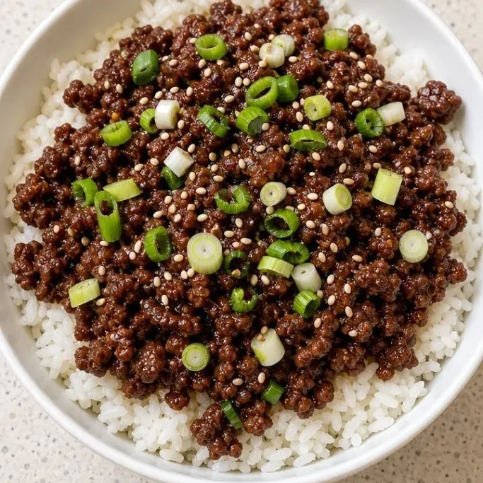 Korean Ground Beef Bowl