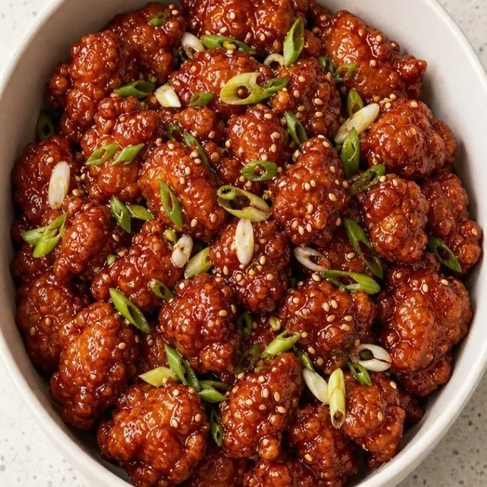 Crispy Korean Popcorn Chicken with a Sweet and Spicy Glaze Korean Popcorn Chicken