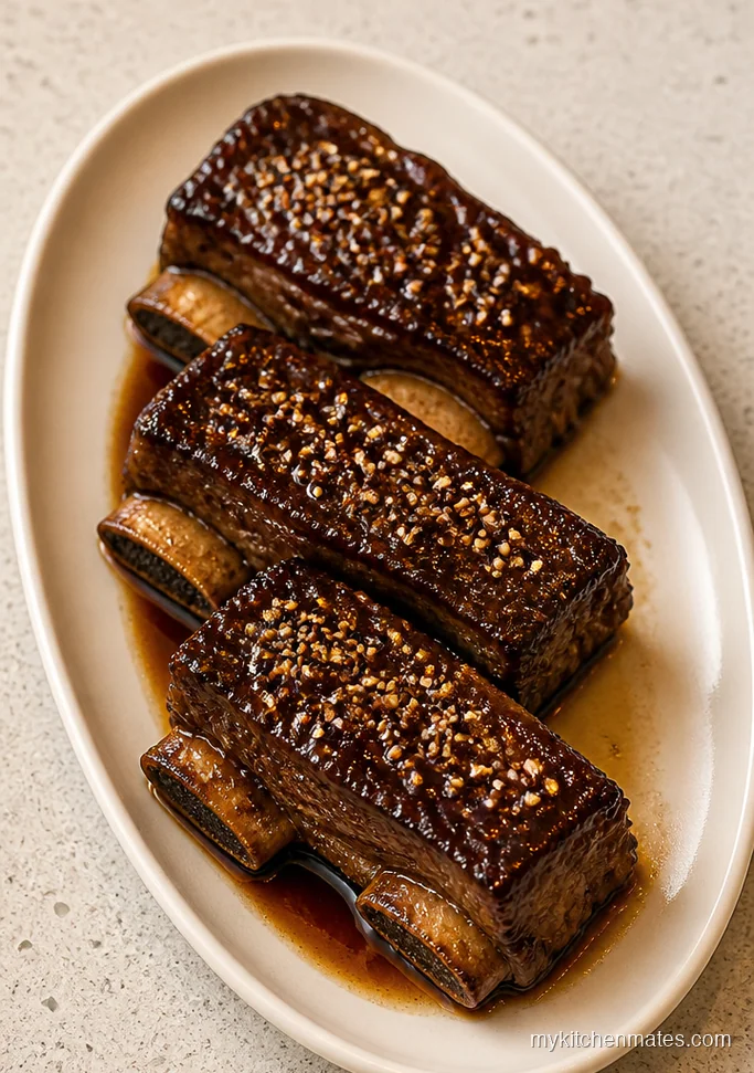 Korean Sesame Beef Short Ribs