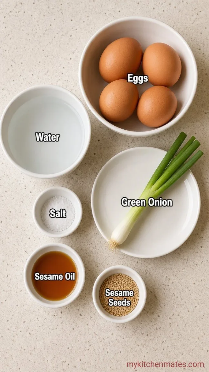 Silky Korean Steamed Egg (Gyeran Jjim) in 15 Minutes Ingredients