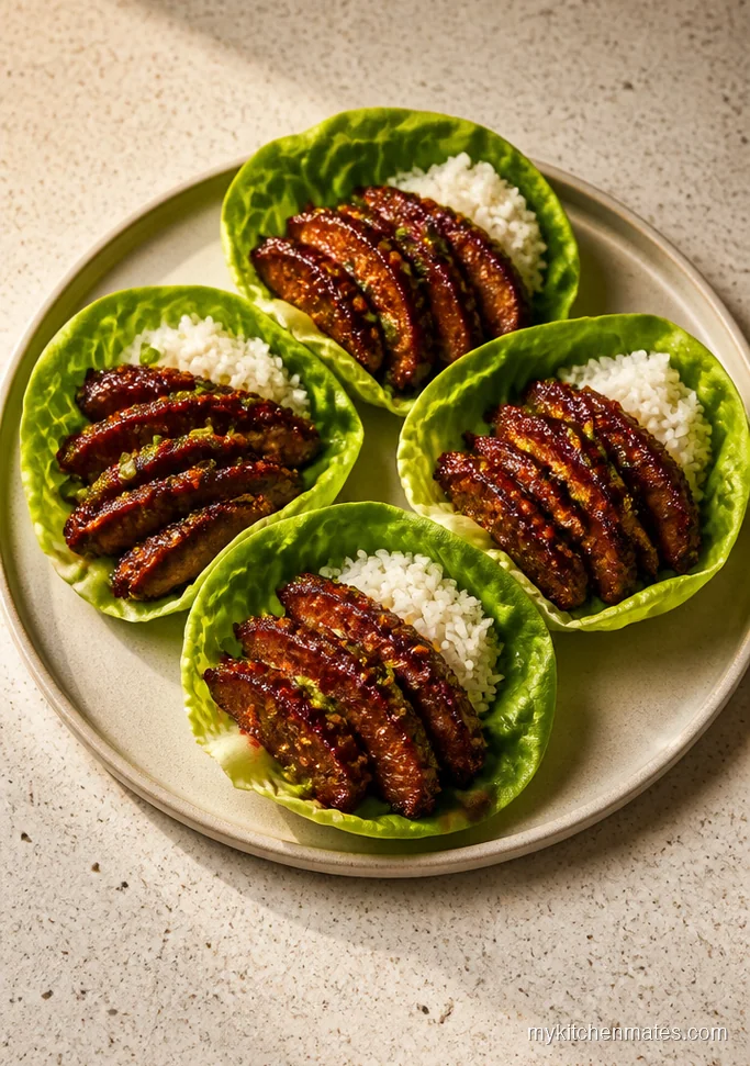 Korean Style Sirloin Lettuce Wraps