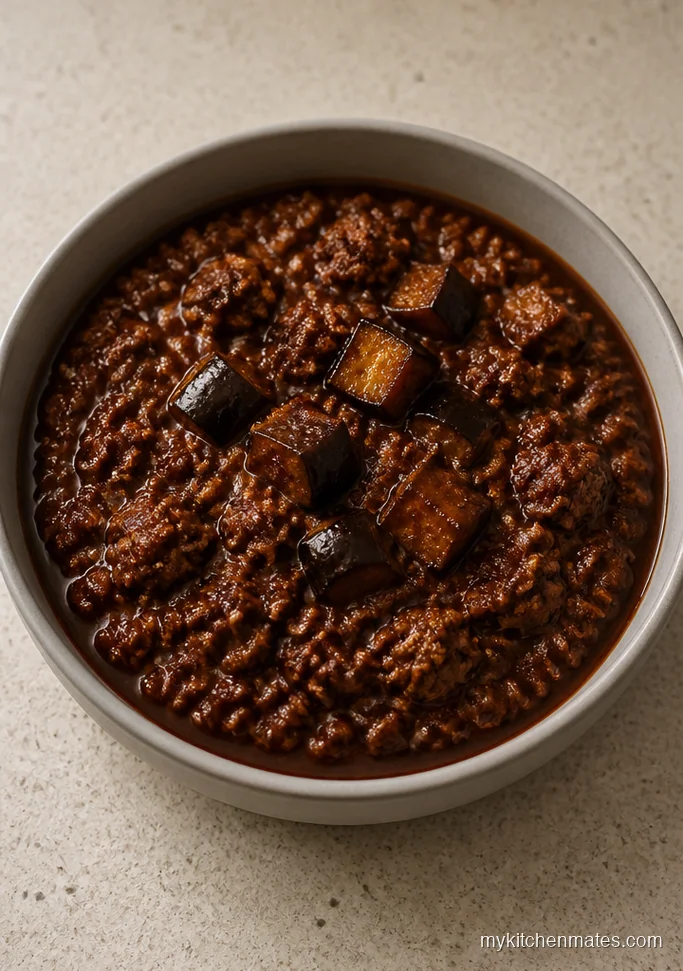 Lamb and Eggplant Keto Chili