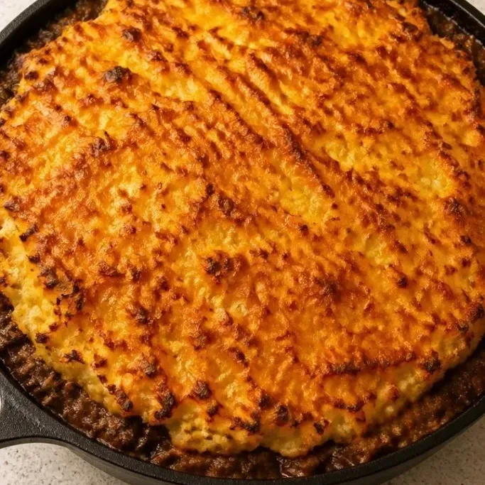 Rich Lamb Shepherd’s Pie with Cheesy Mash Lamb Shepherds Pie