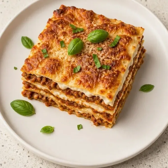 Creamy Lasagna with Bechamel Sauce (No Ricotta) Lasagna with Bechamel Sauce