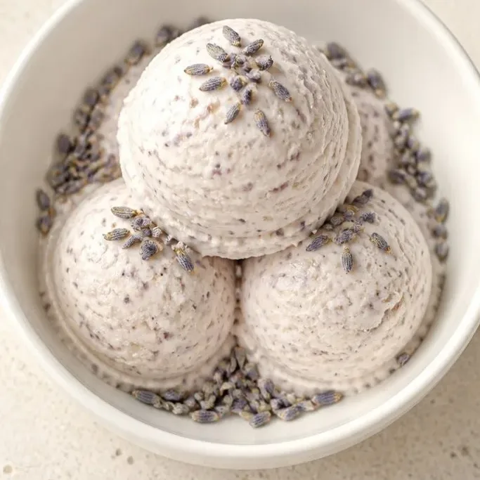 Creamy Homemade Lavender Ice Cream Lavender Ice Cream