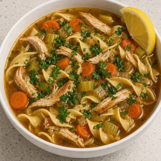 Leftover Chicken Soup