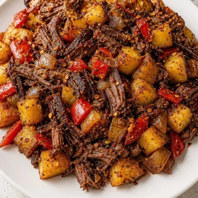Crispy Leftover Italian Beef Hash Leftover Italian Beef