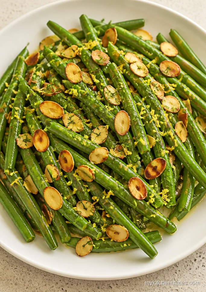 Lemon Almond Green Beans