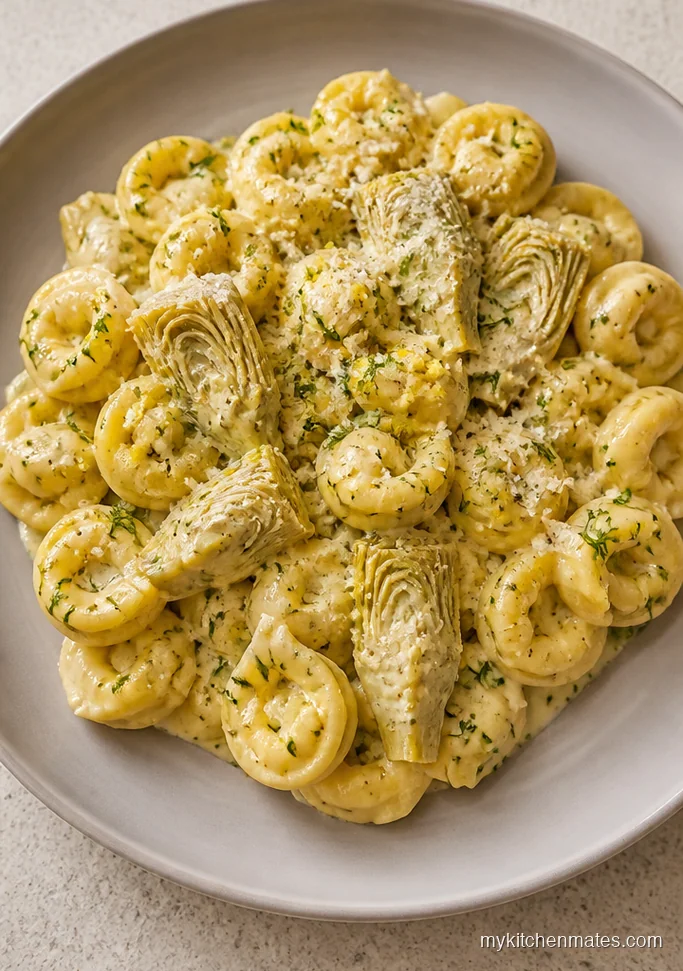 Lemon Artichoke Tortellini