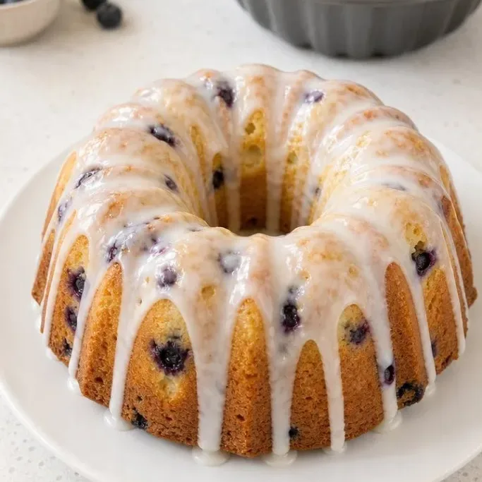 Lemon Blueberry Bundt Cake