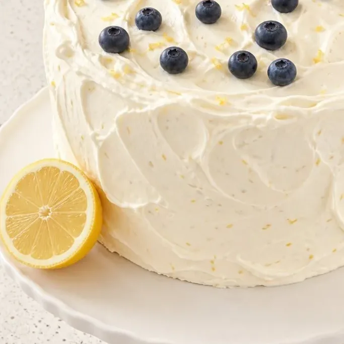 Lemon Blueberry Layer Cake