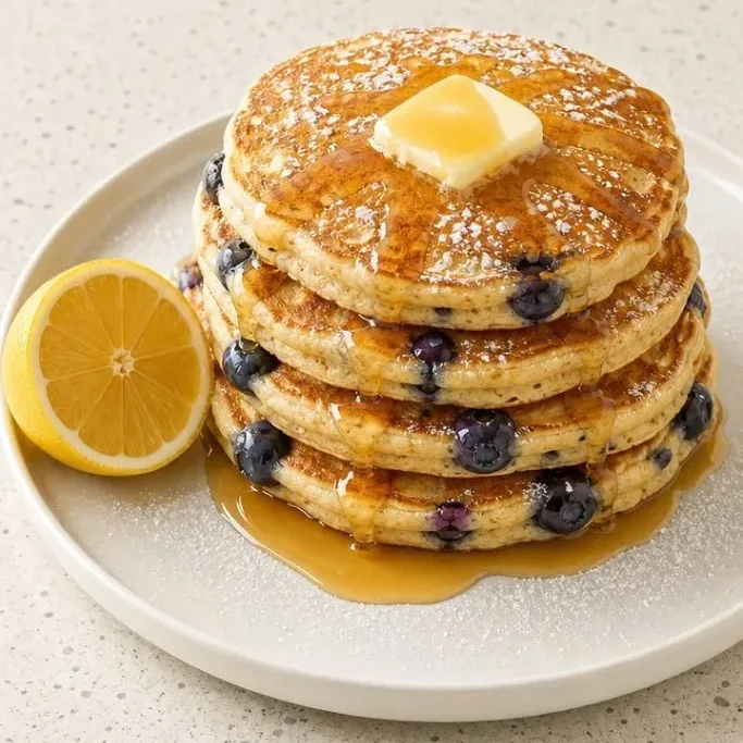 Lemon Blueberry Pancakes