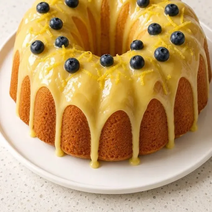 Lemon Blueberry Pound Cake