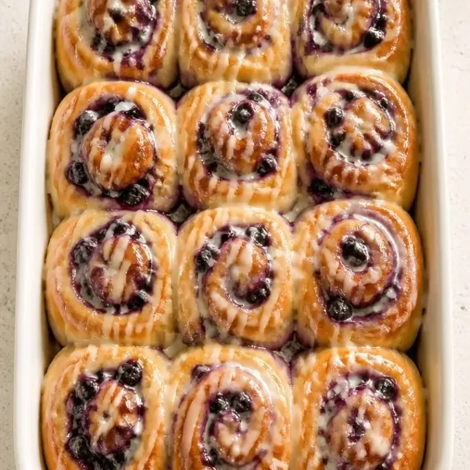 Lemon Blueberry Rolls