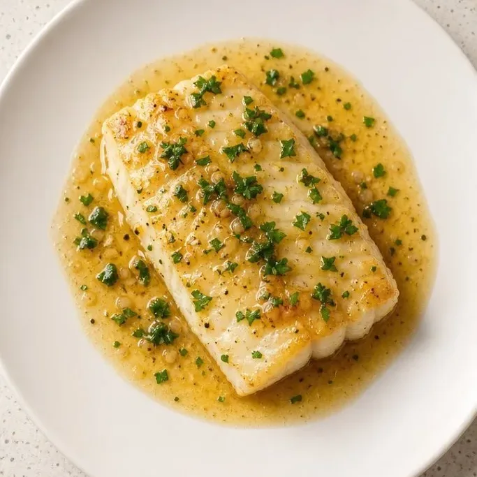 Lemon Butter Baked Cod