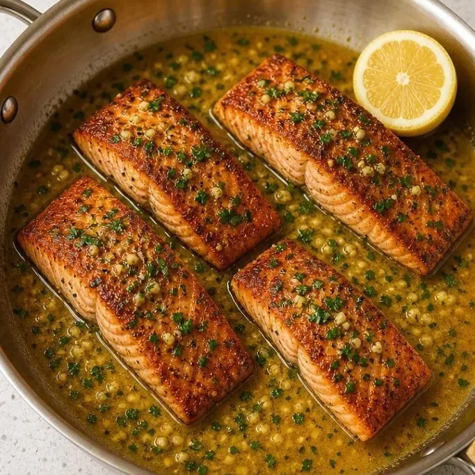 15-Minute Lemon Butter Salmon Lemon Butter Salmon