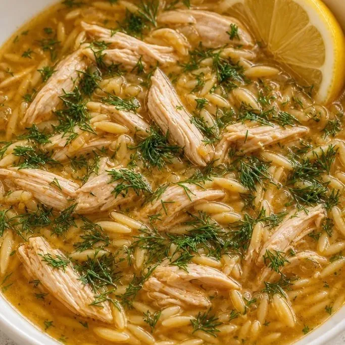 One-Pot Lemon Chicken Orzo Soup Lemon Chicken Orzo Soup