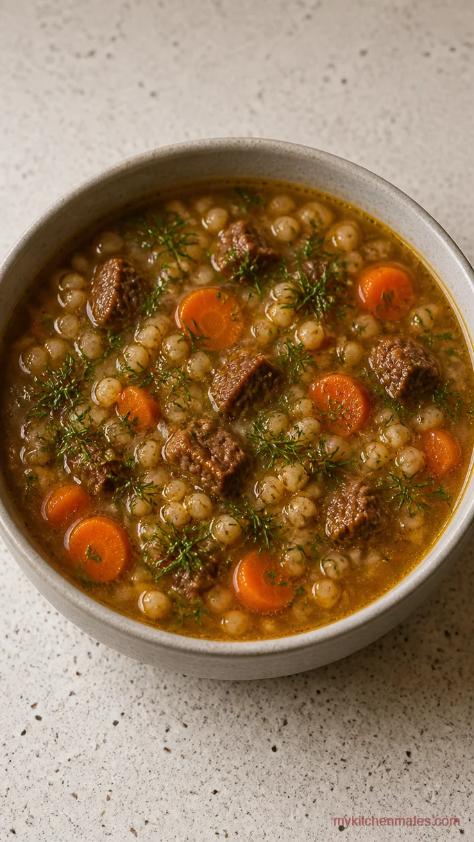 12 Beef Barley Soup Slow Cooker Recipes for Cold Weeknights Lemon Dill Beef Barley Soup