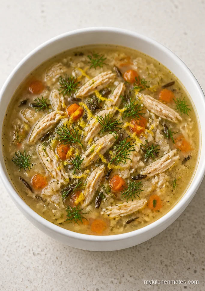 Lemon Dill Wild Rice Soup