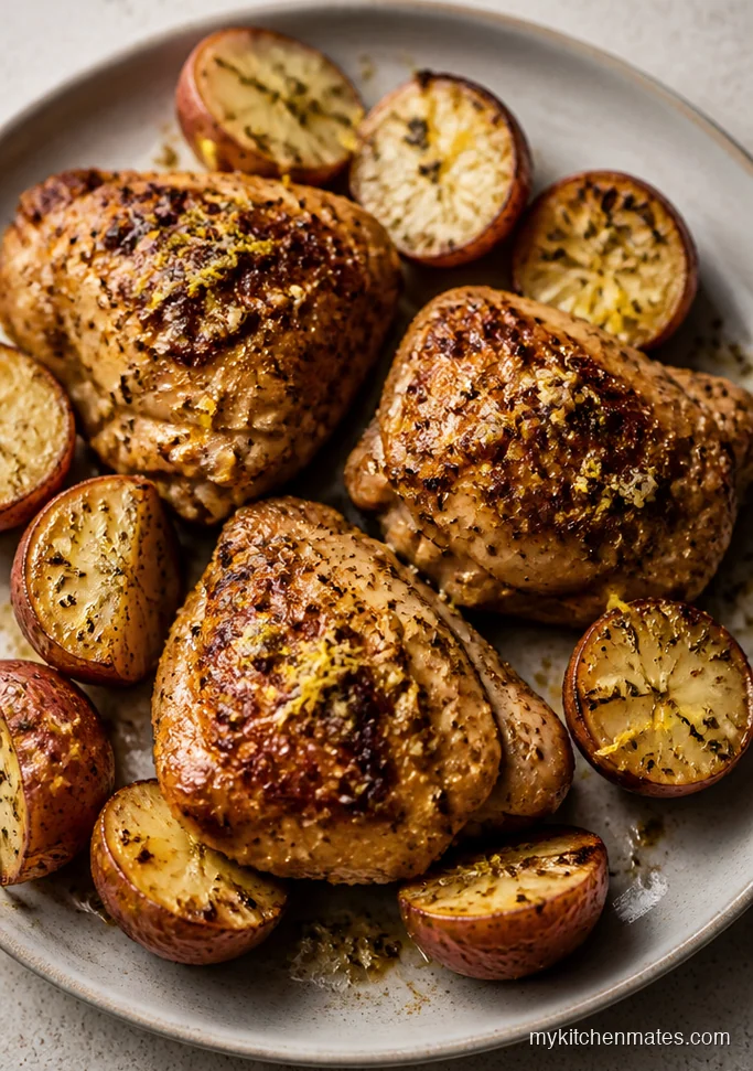 Lemon Garlic Chicken and Potatoes