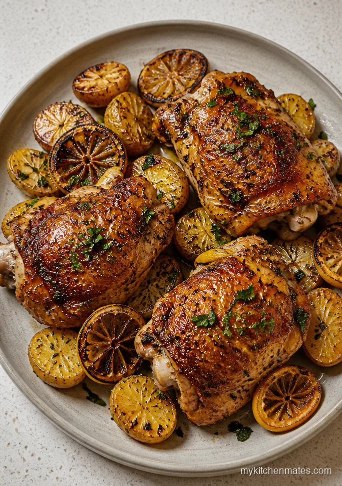 10 Dairy Free Crockpot Recipes for Easy Weeknight Dinners Lemon Garlic Chicken and Potatoes