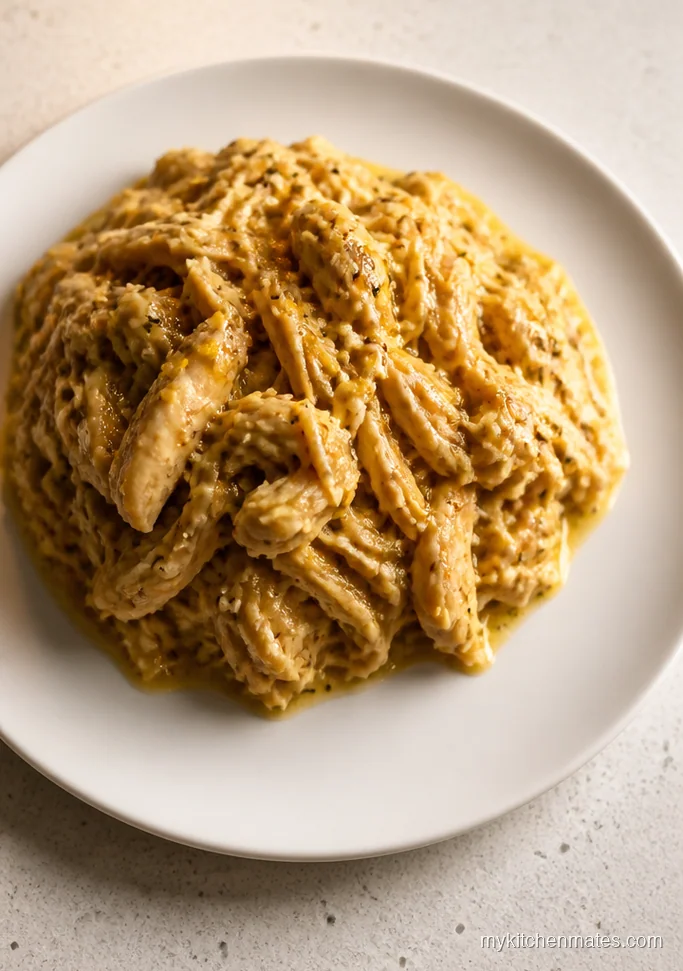 Lemon Garlic Crockpot Chicken