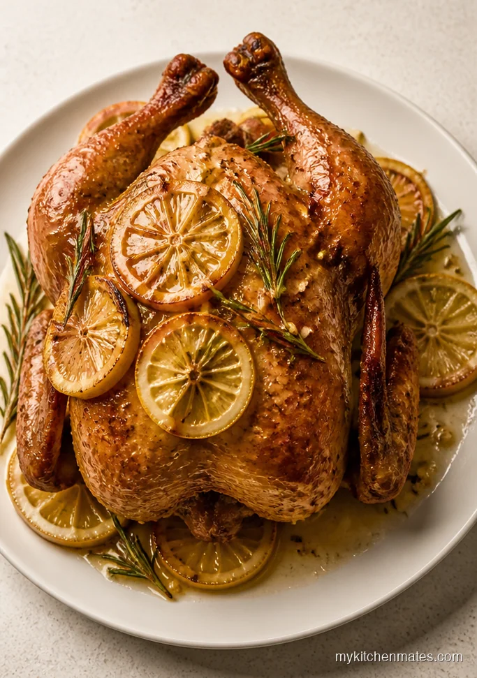Lemon Garlic Crockpot Chicken