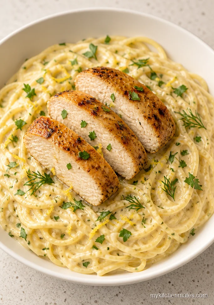 Lemon Herb Chicken Alfredo