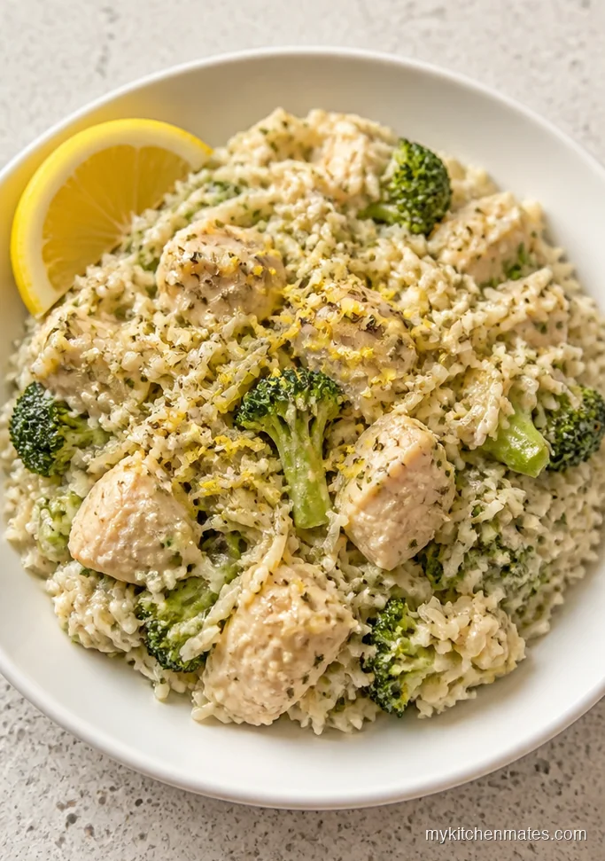 Lemon Herb Chicken Broccoli Rice