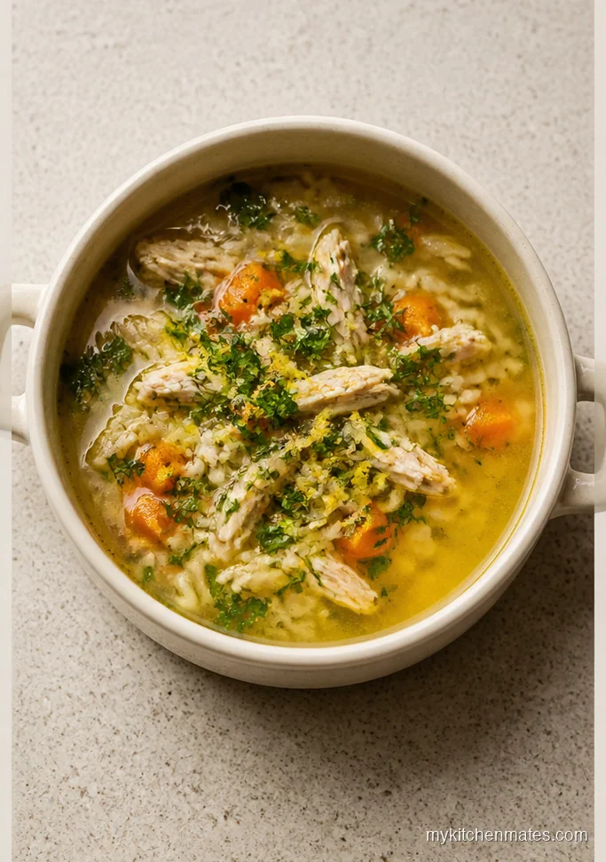 Lemon Herb Chicken Soup