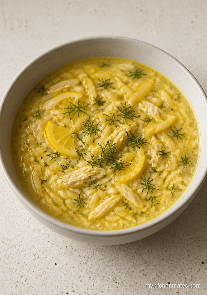 Lemon Orzo Chicken Soup