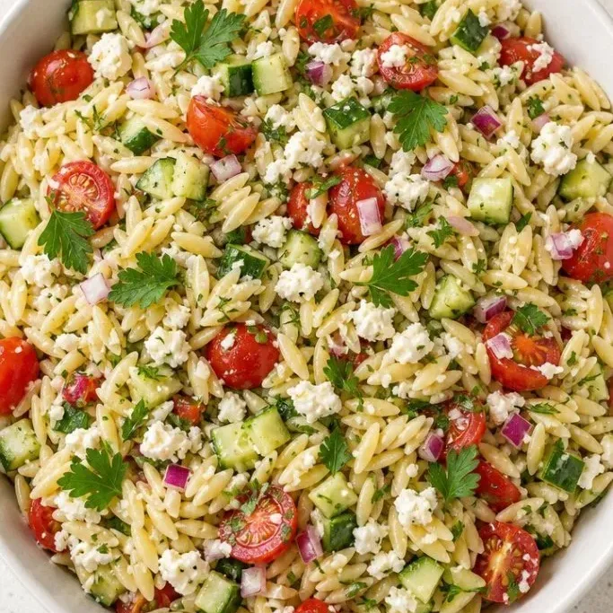 Quick 20-Minute Lemon Orzo Pasta Salad Lemon Orzo Pasta Salad