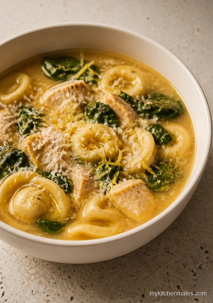 12 Chicken Tortellini Soup Recipes for Cozy One-Pot Dinners Lemon Parmesan Chicken Tortellini Soup