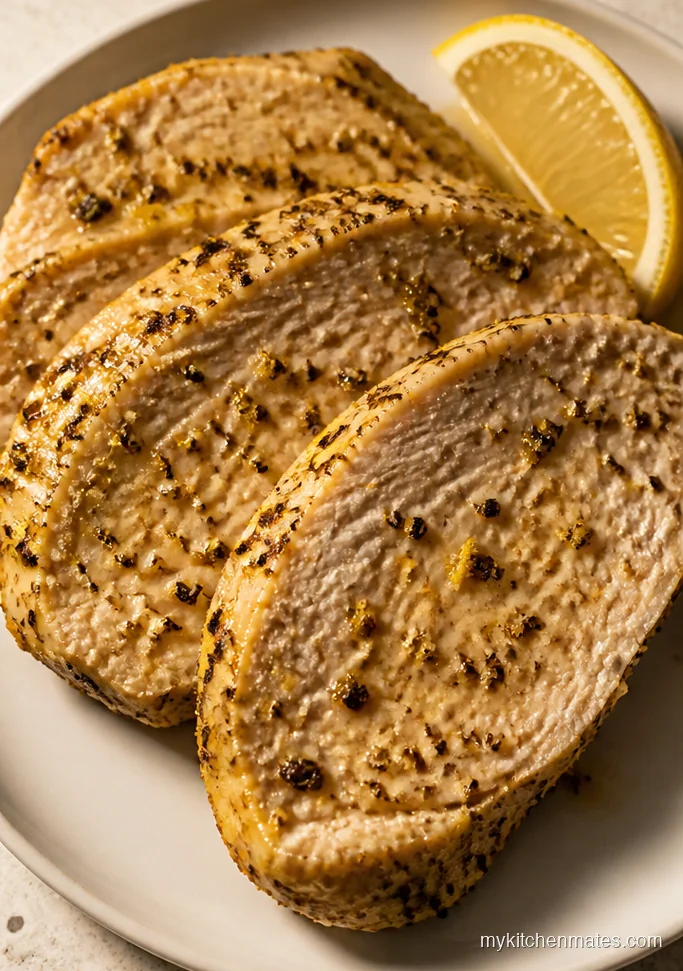 Lemon Pepper Crock Pot Turkey Breast
