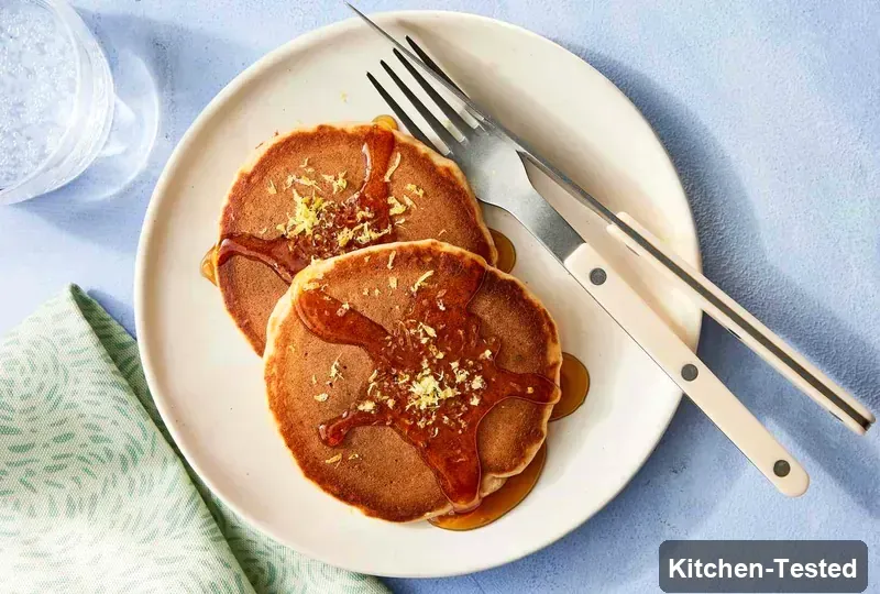 Fluffy Lemon Ricotta Pancakes lemon ricotta pancakes
