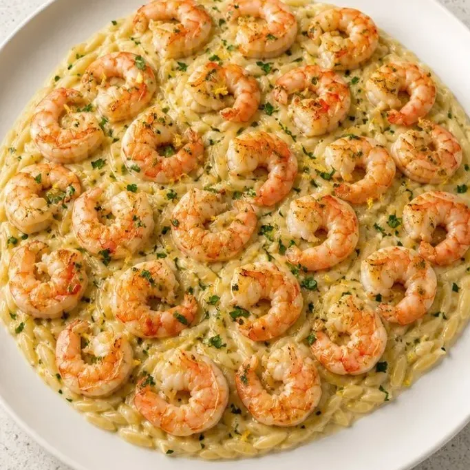 One-Pan Lemon Shrimp Orzo Lemon Shrimp Orzo