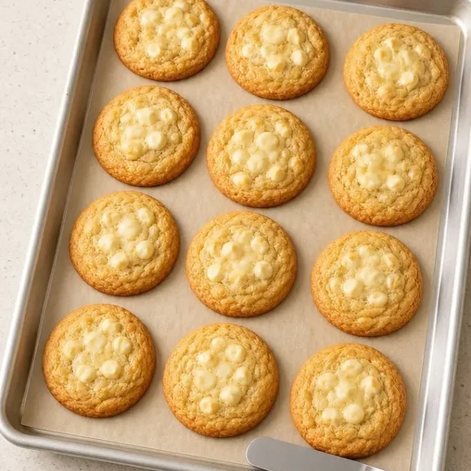 Lemon White Chocolate Chip Cookies