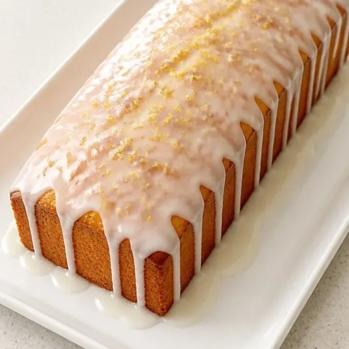 Moist Lemon Zest Cake with Tangy Lemon Glaze Lemon Zest Cake