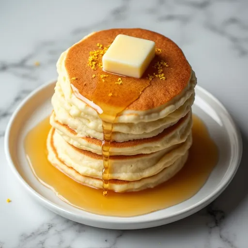 Lemon Zest Cotton-Soft Pancakes