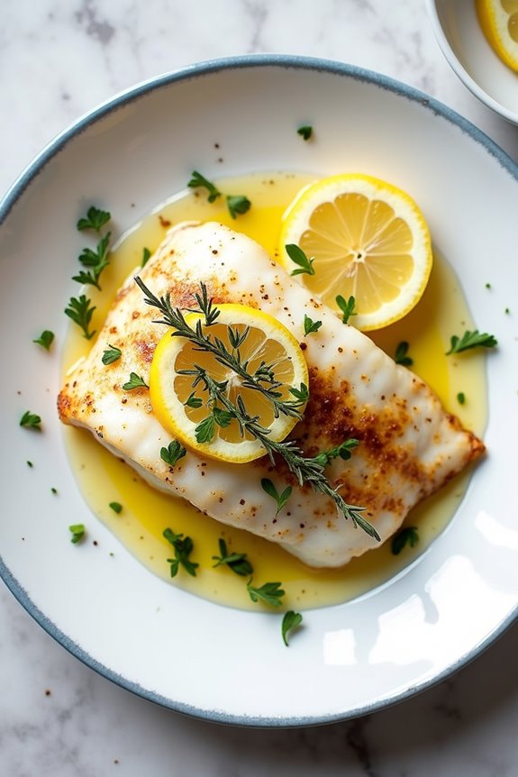 lemon thyme garlic tilapia