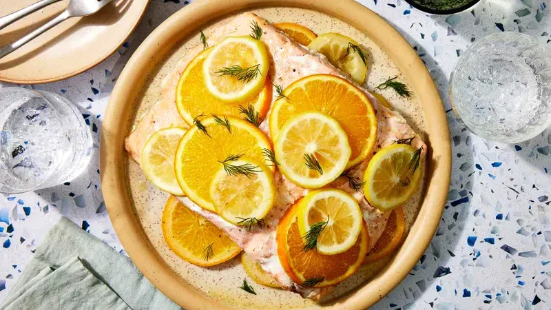 Lemony Baked Salmon in Foil Food photo of Lemony Baked Salmon in Foil