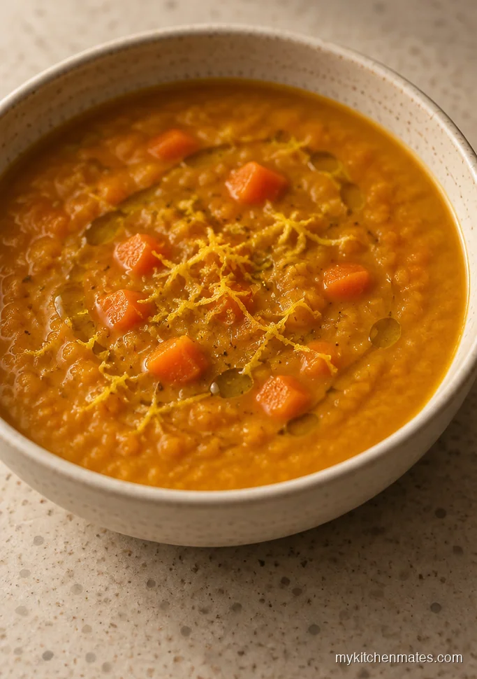 Lemony Red Lentil Soup