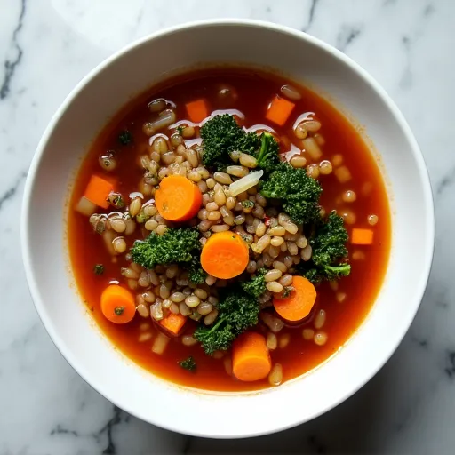 Lentil and Wild Rice Minestrone