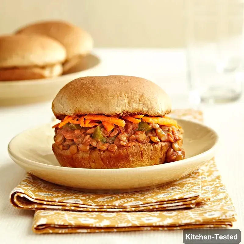 Lentil Sloppy Joes lentil sloppy joes
