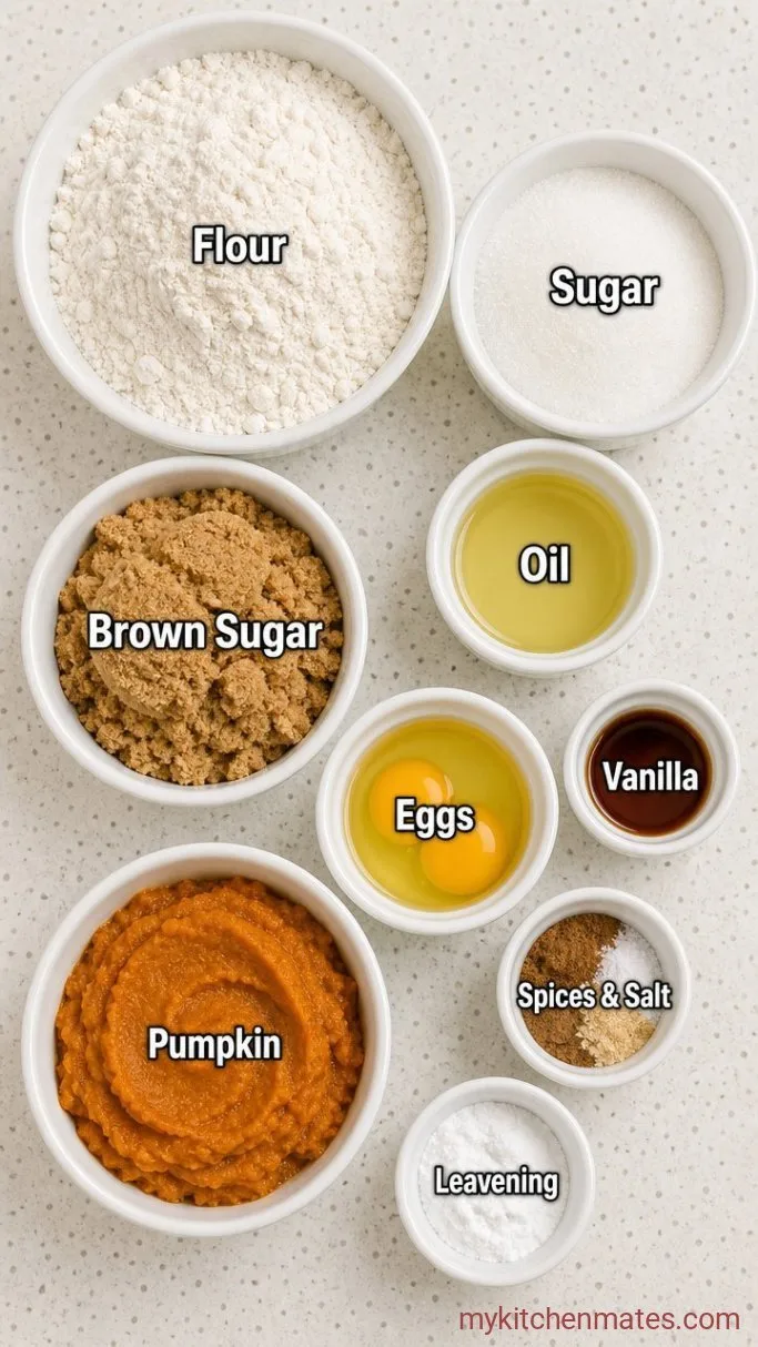 Libby’s Pumpkin Bread Ingredients